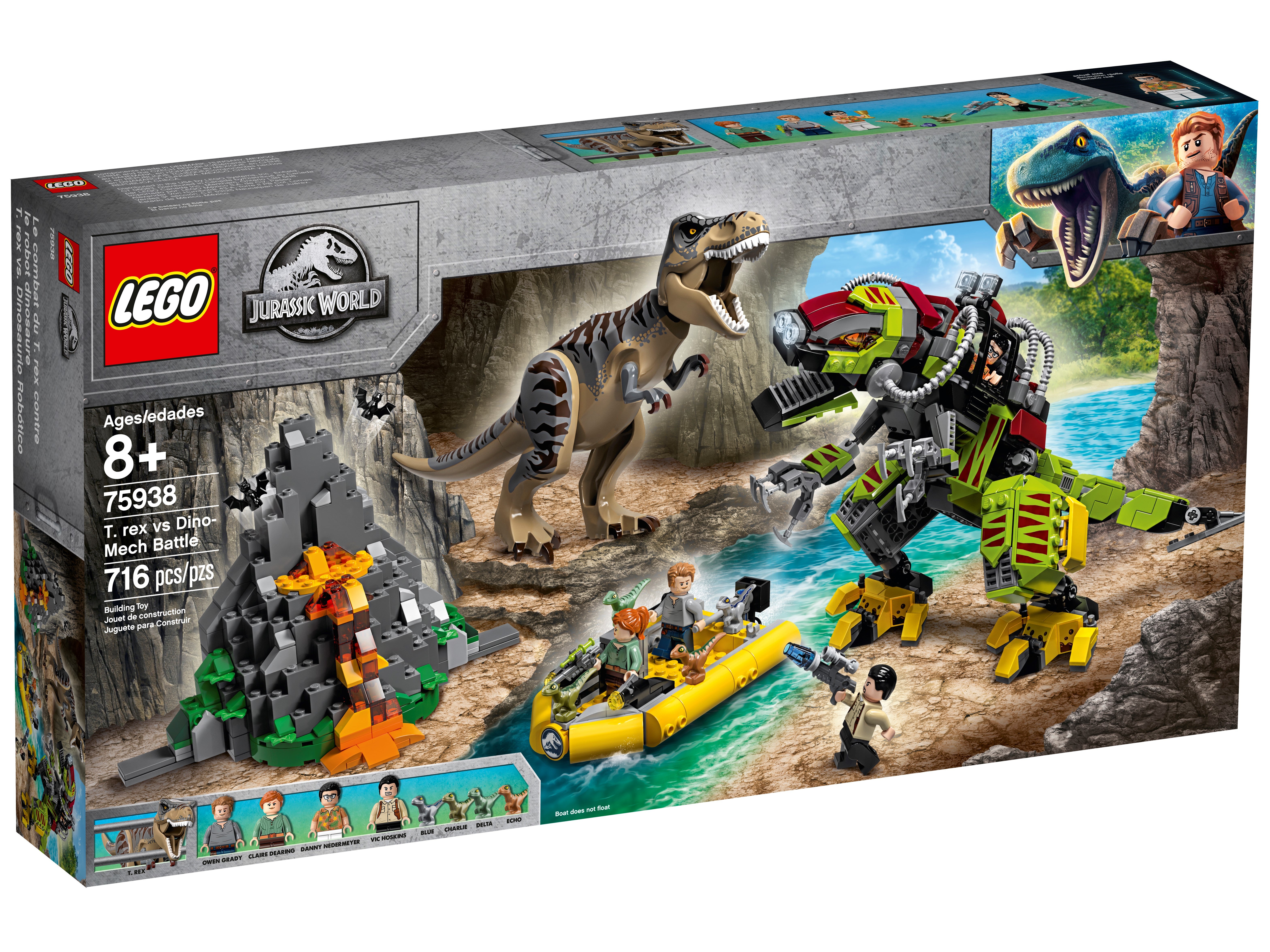 Lego 75938 Jurassic World Baby Raptor 'Delta' Dinosaur Animal and Egg New